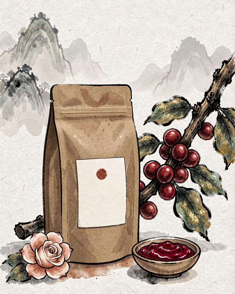 雲南紅寶石 日曬咖啡豆