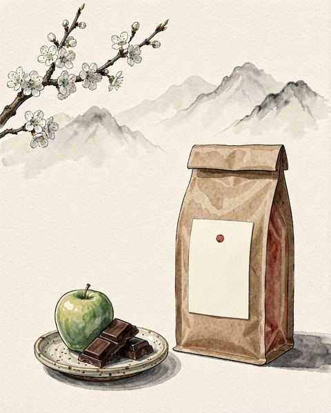 IG 貼文：花菱，水洗咖啡豆