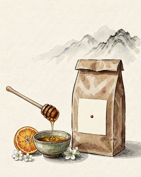 IG 貼文：信崗紅蜜，紅蜜處理咖啡豆